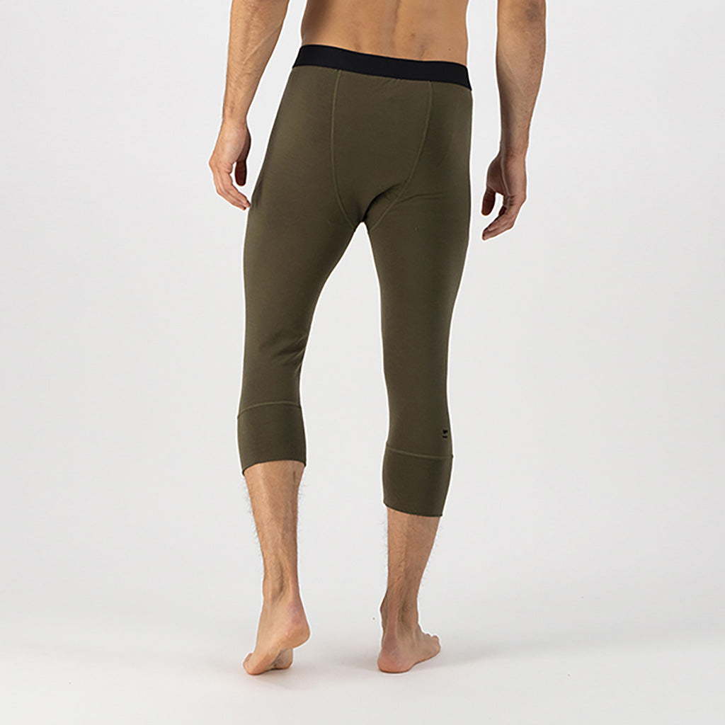 Cascade Merino Flex 200 3/4 Legging Dark Olive