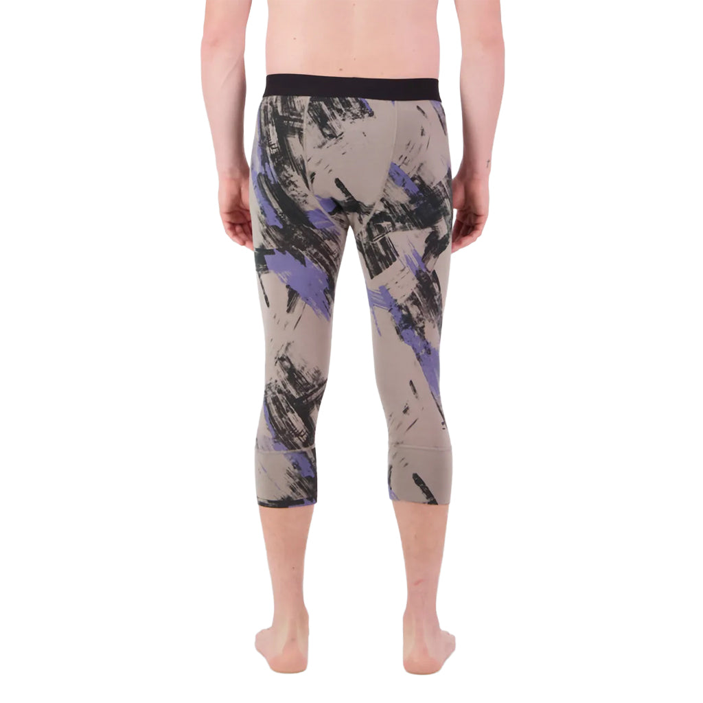 Cascade Merino Base Layer 3/4 Legging - Paintbrush Blue