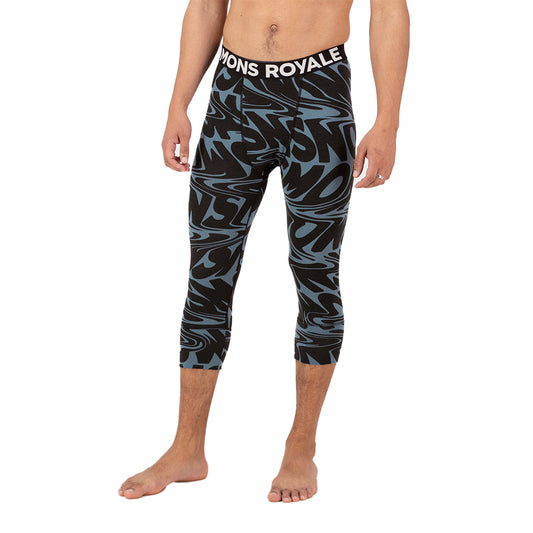 Cascade Merino Base Layer 3/4 Legging - Signal Los