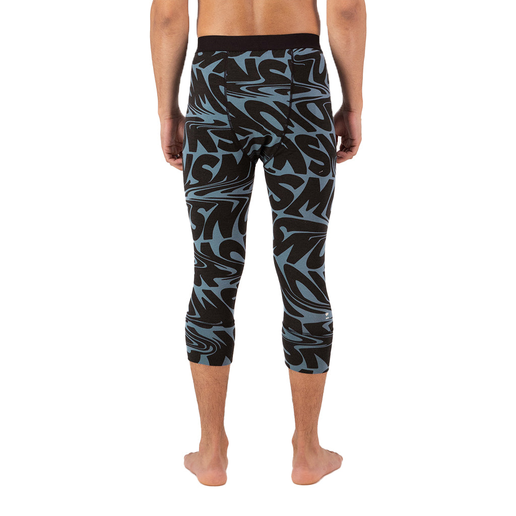 Cascade Merino Base Layer 3/4 Legging - Signal Los