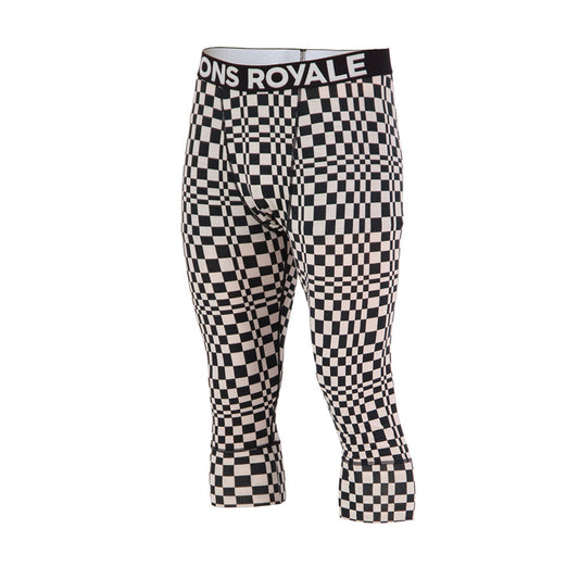 Cascade Merino Flex 200 3/4 Legging - Checkers