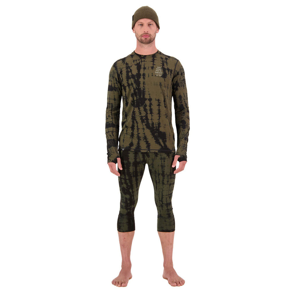 Cascade Merino Flex 200 3/4 Legging - Olive TD