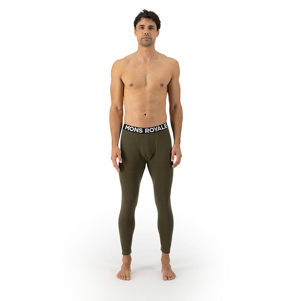 Cascade Merino Flex 200 Legging Dark Olive