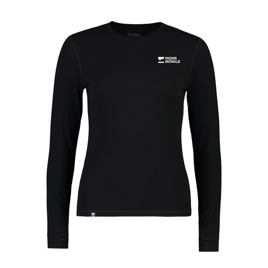 Cascade Merino Base Layer Long Sleeve - Black