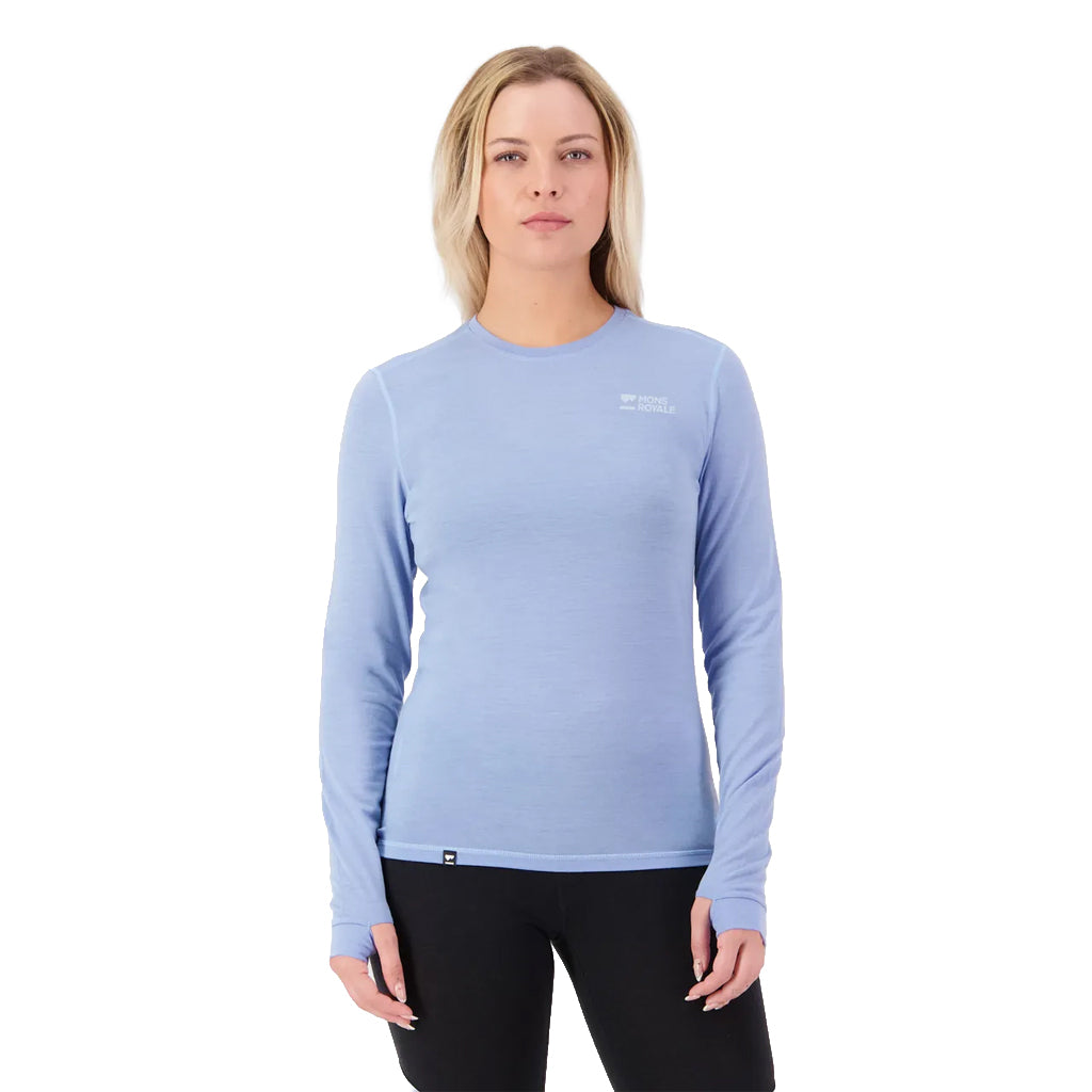 Cascade Merino Base Layer Long Sleeve - Moonstone