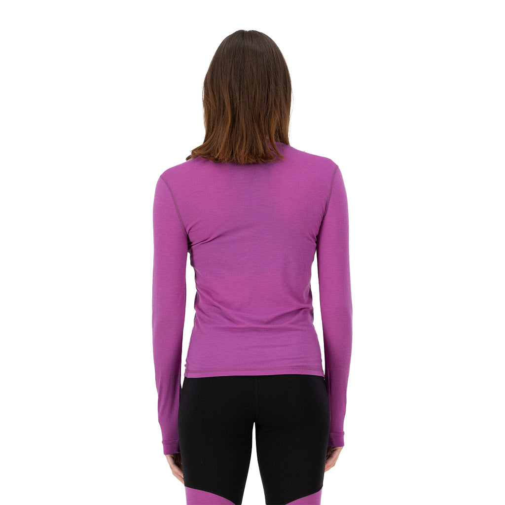 Cascade Merino Base Layer Long Sleeve - Purple Bol
