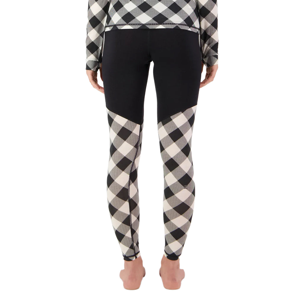 Cascade Merino Base Layer Legging - Check/Black