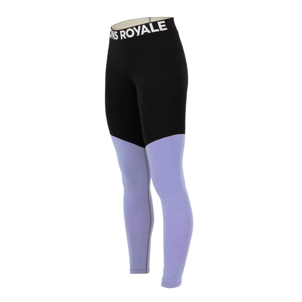 Cascade Merino Base Layer Legging - Moonstone/Black