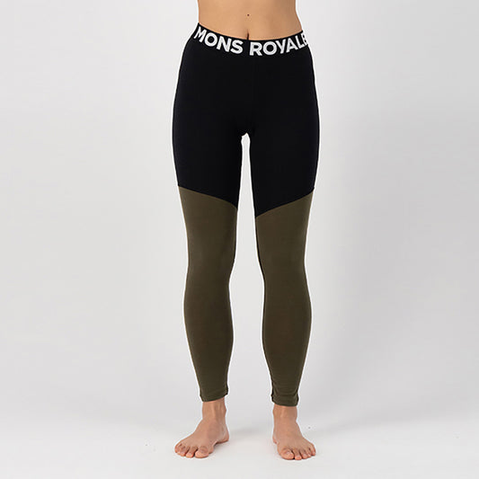 Cascade Merino Flex 200 Legging Dark Olive