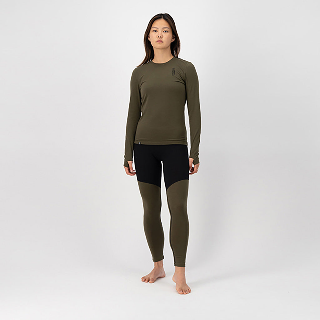 Cascade Merino Flex 200 Legging Dark Olive