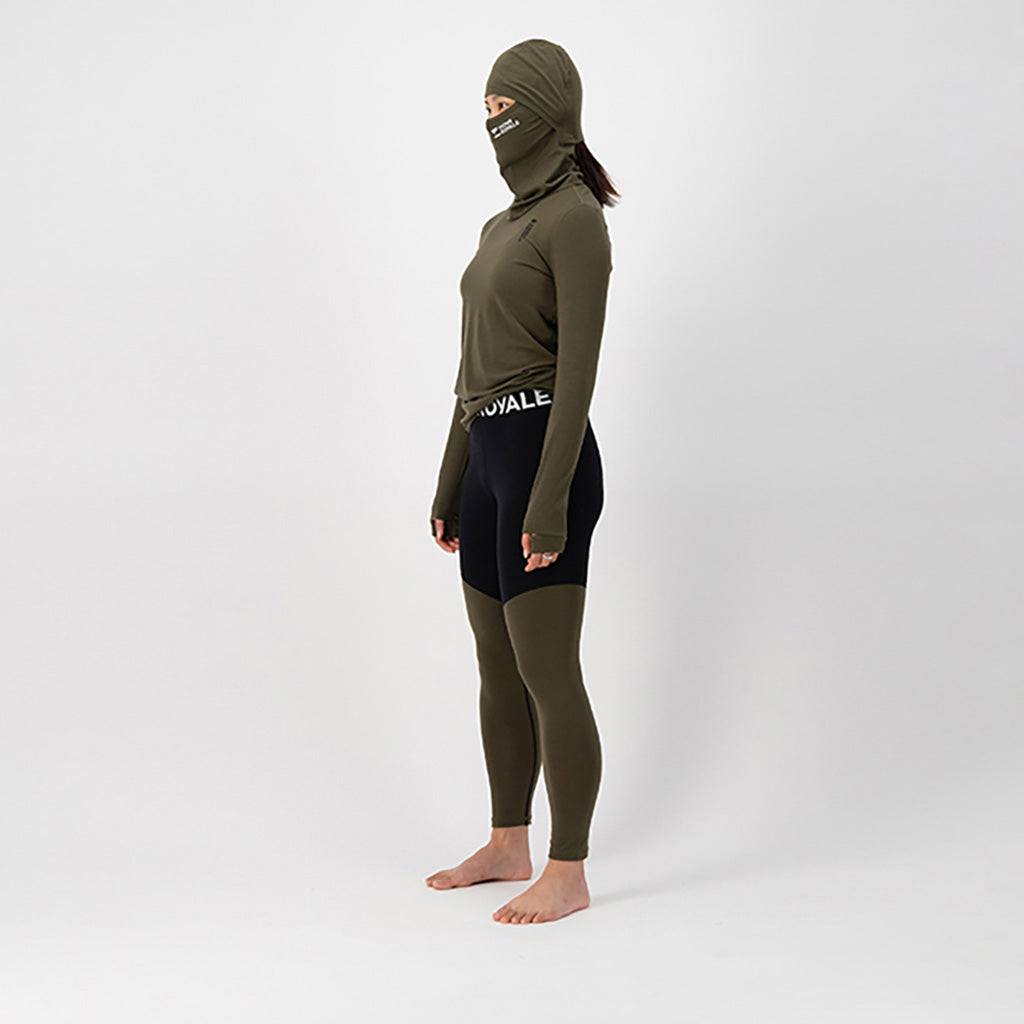 Cascade Merino Flex 200 Legging Dark Olive