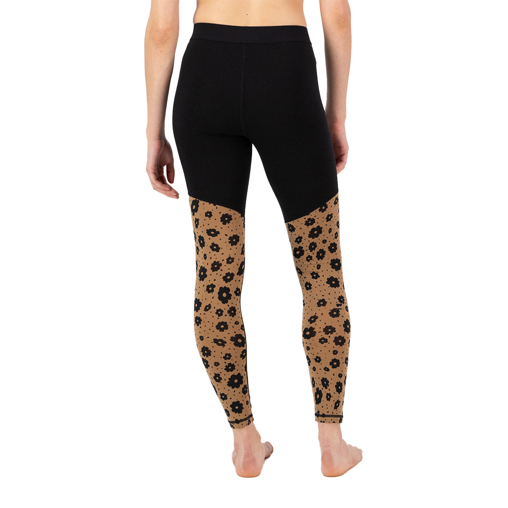 Cascade Merino Base Layer Legging - Aoraki Lily To