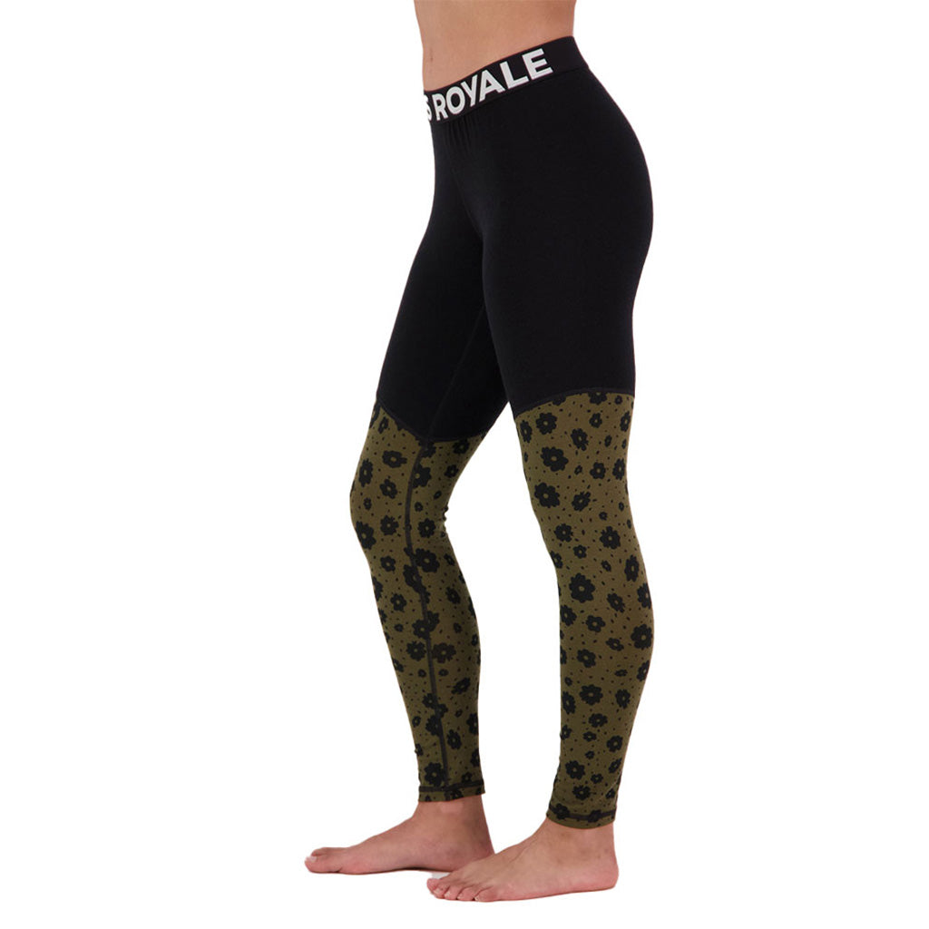Cascade Merino Flex 200 Legging - Aoraki Lily