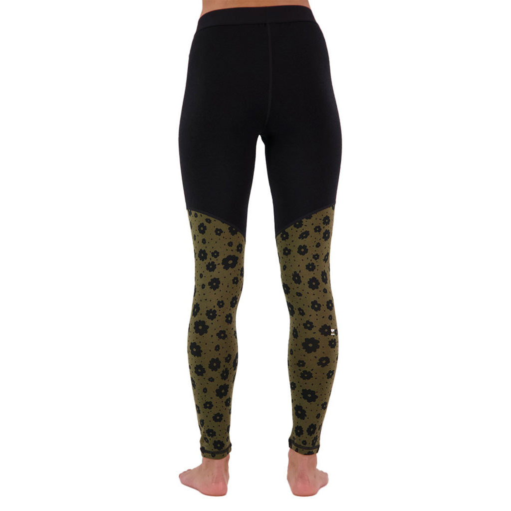 Cascade Merino Flex 200 Legging - Aoraki Lily