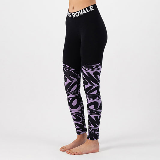 Cascade Merino Flex 200 Legging Signal Lost Lupin