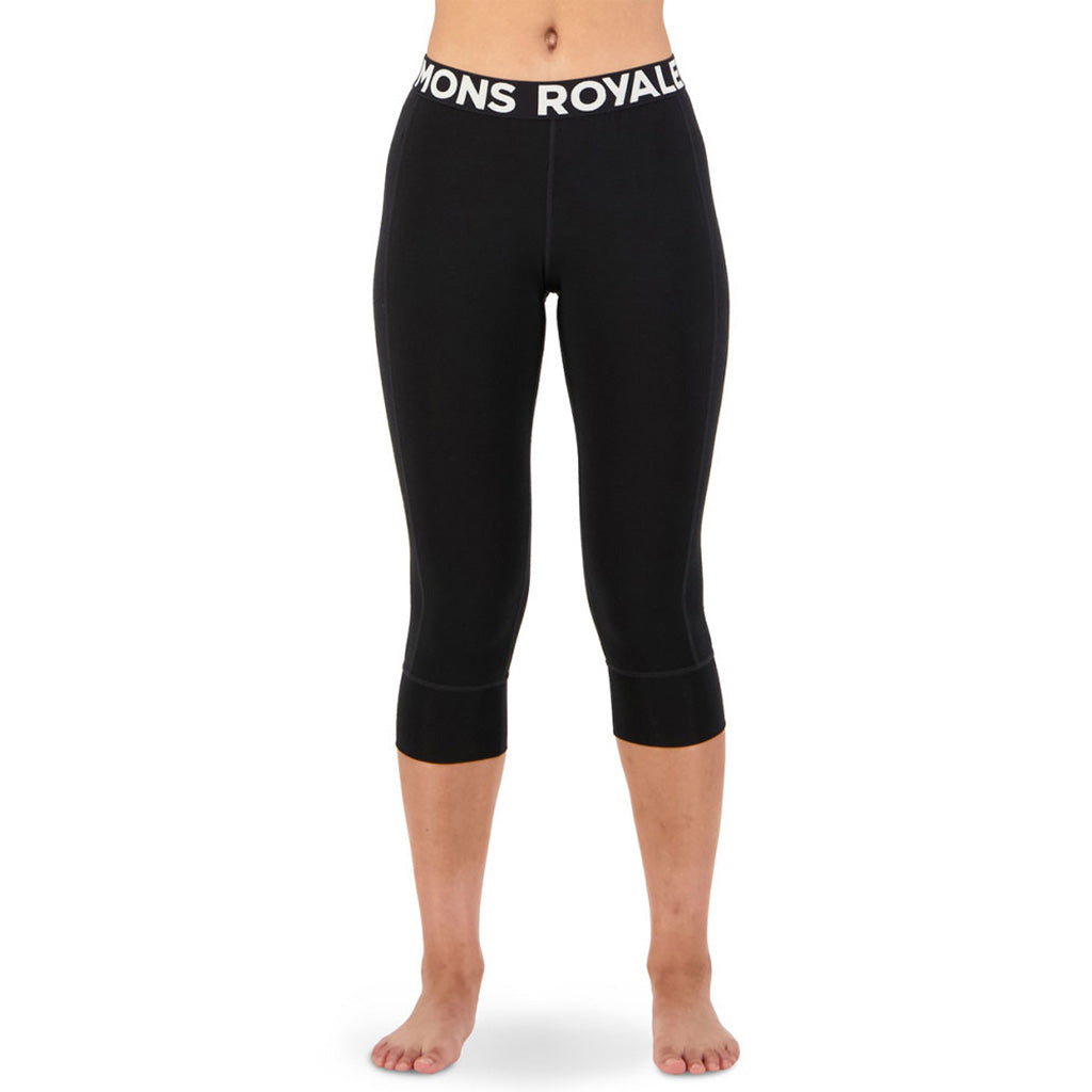 Cascade Merino Flex 200 3/4 Legging Black