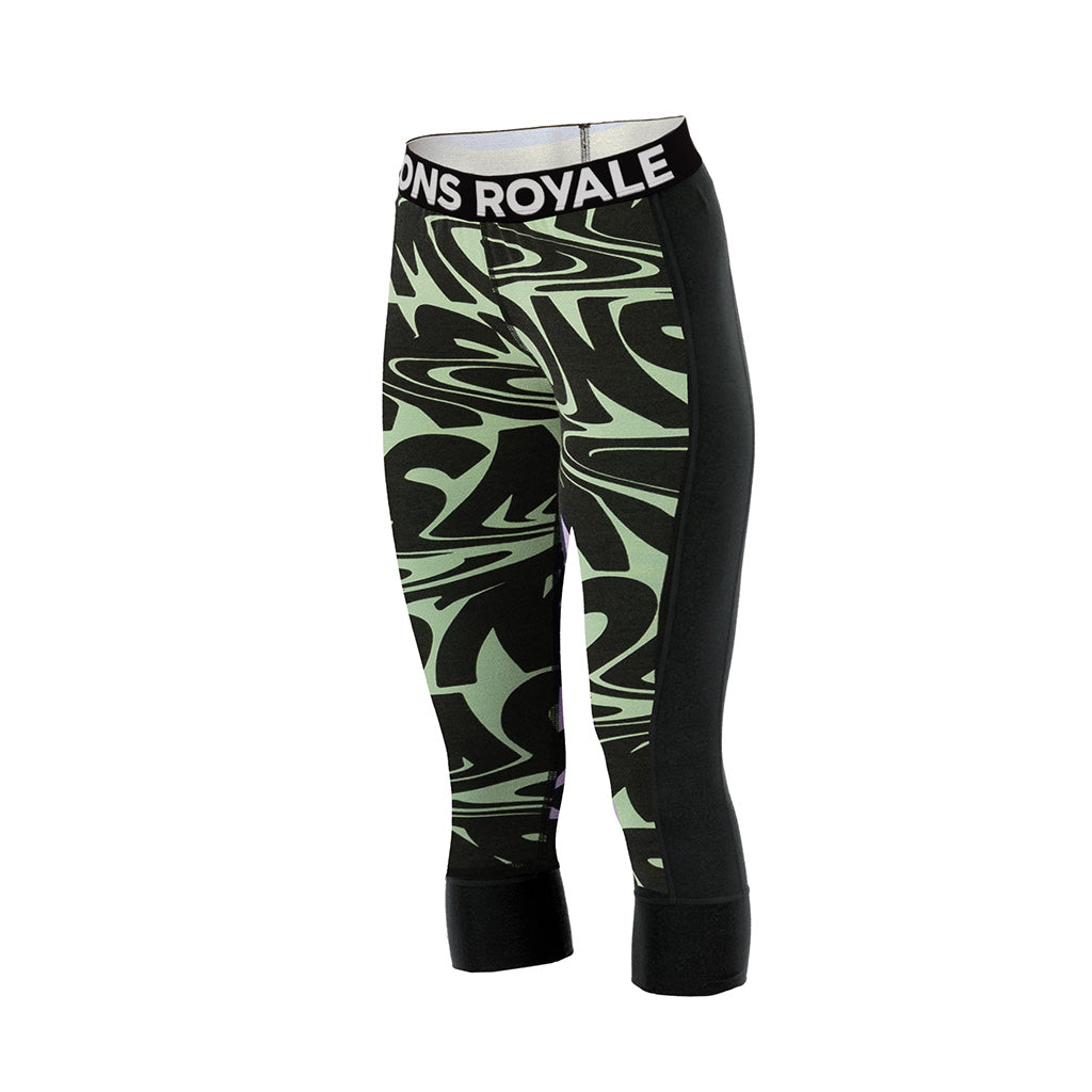 Cascade Merino Base Layer 3/4 Legging - Signal Los
