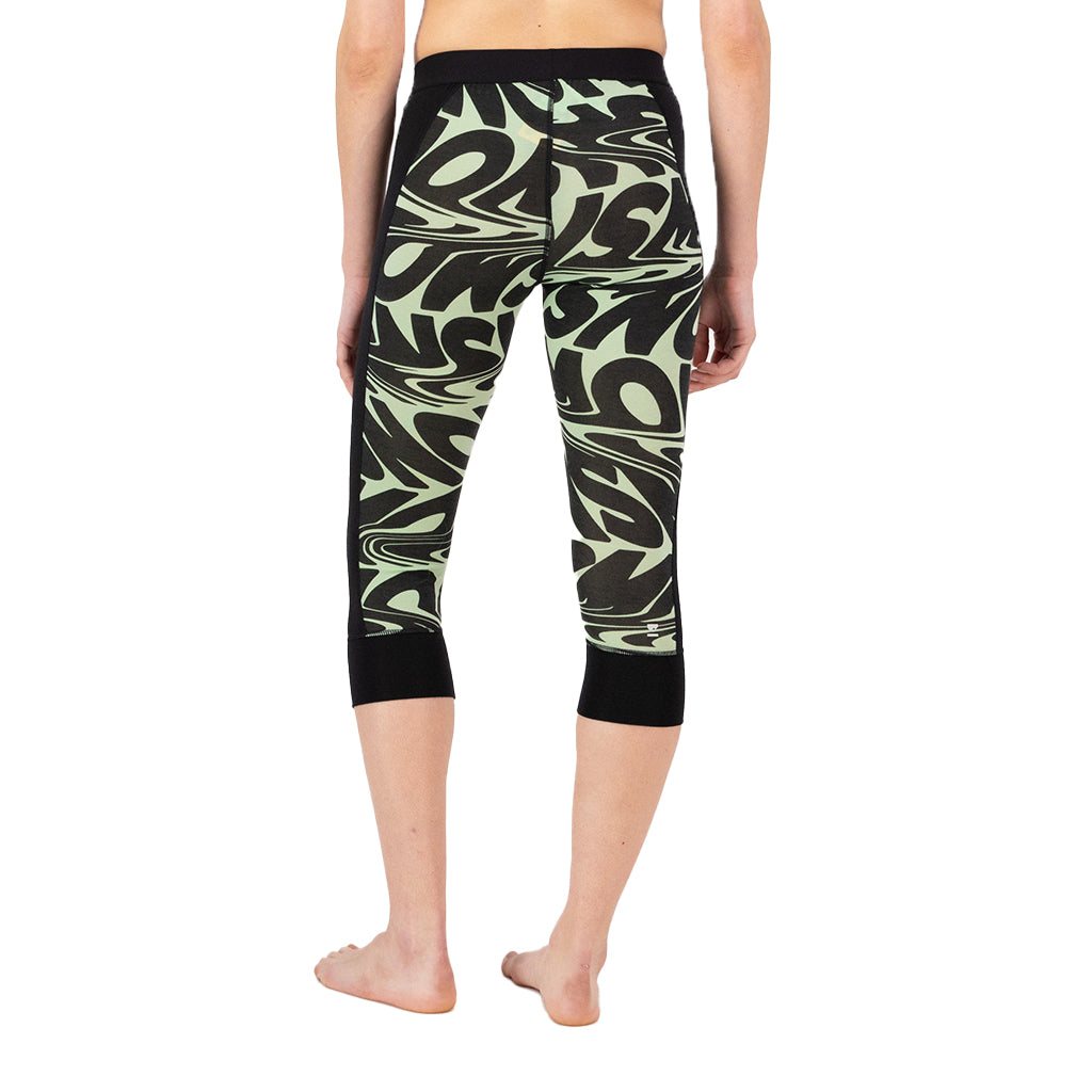 Cascade Merino Base Layer 3/4 Legging - Signal Los