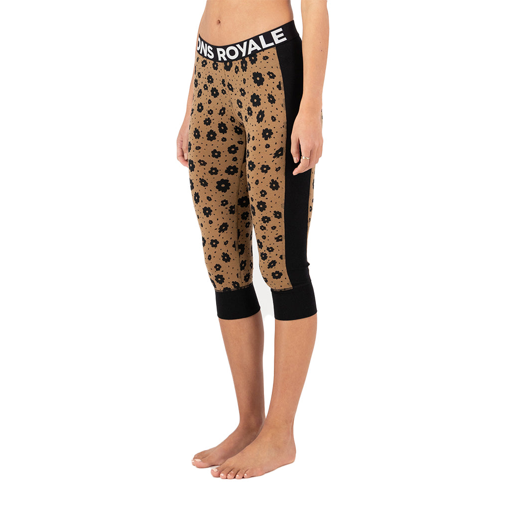 Cascade Merino Base Layer 3/4 Legging - Aoraki Lil