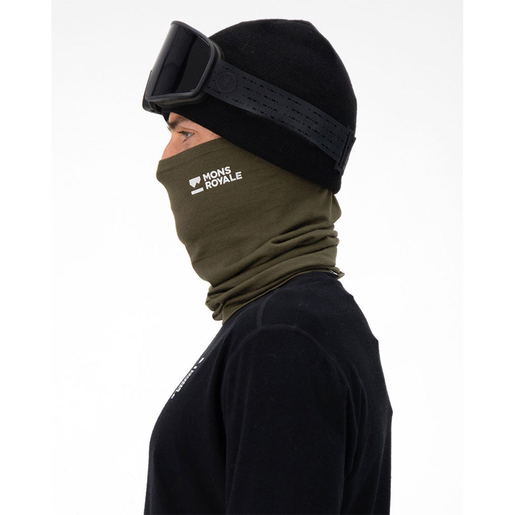 Daily Dose Merino Flex 200 Neckwarmer Dark Olive