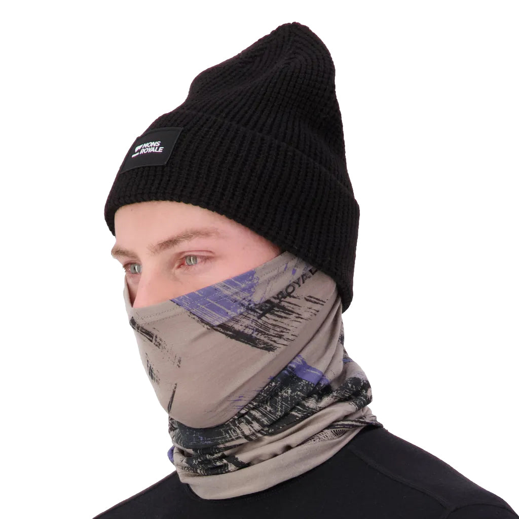 Daily Dose Merino Neckwarmer - Paintbrush Blue