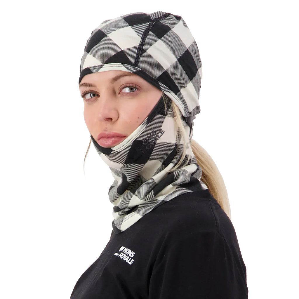 Santa Rosa Merino Balaclava - Check