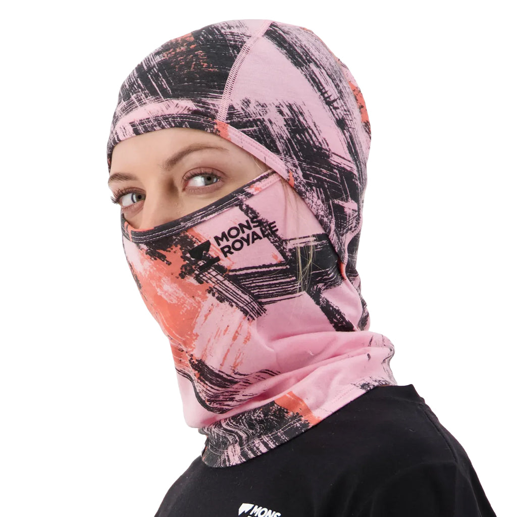 Santa Rosa Merino Balaclava - Paintbrush Pink