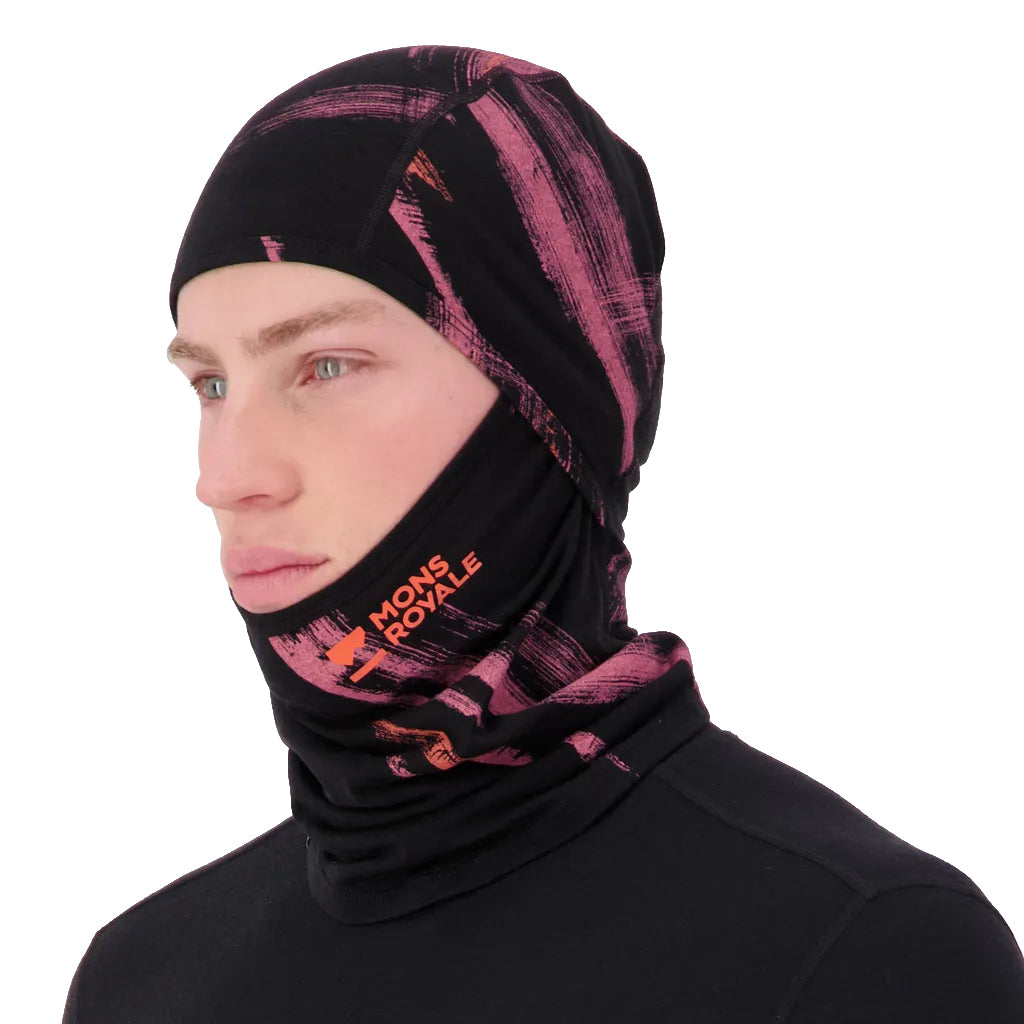 Santa Rosa Merino Balaclava - Airbrush