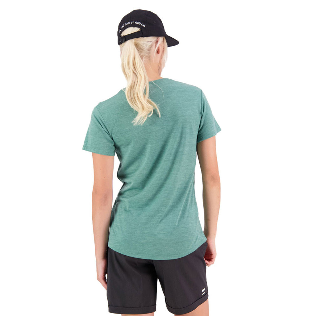 Zephyr Merino Cool Tee Smokey Green