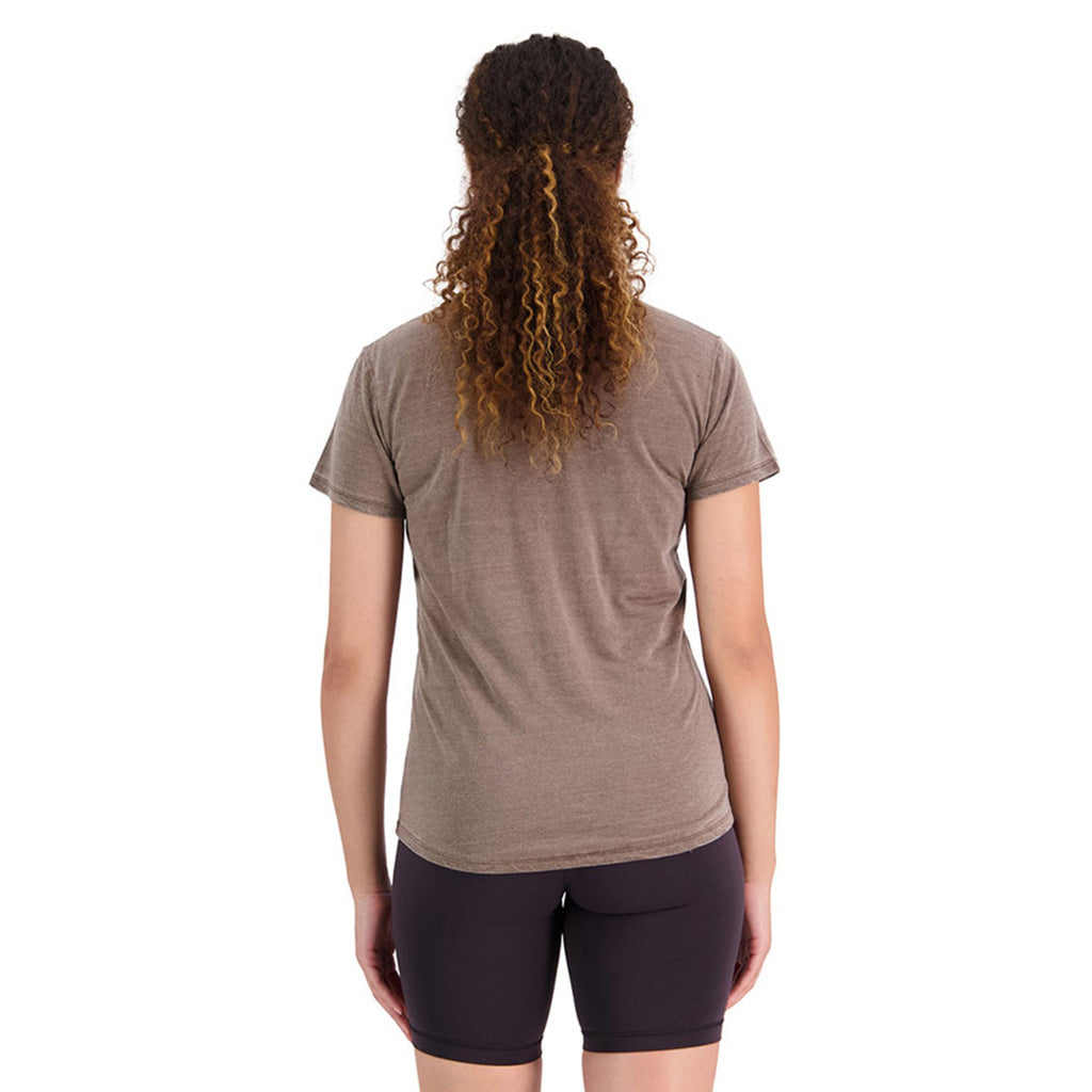 Zephyr Merino Cool Tee - Walnut