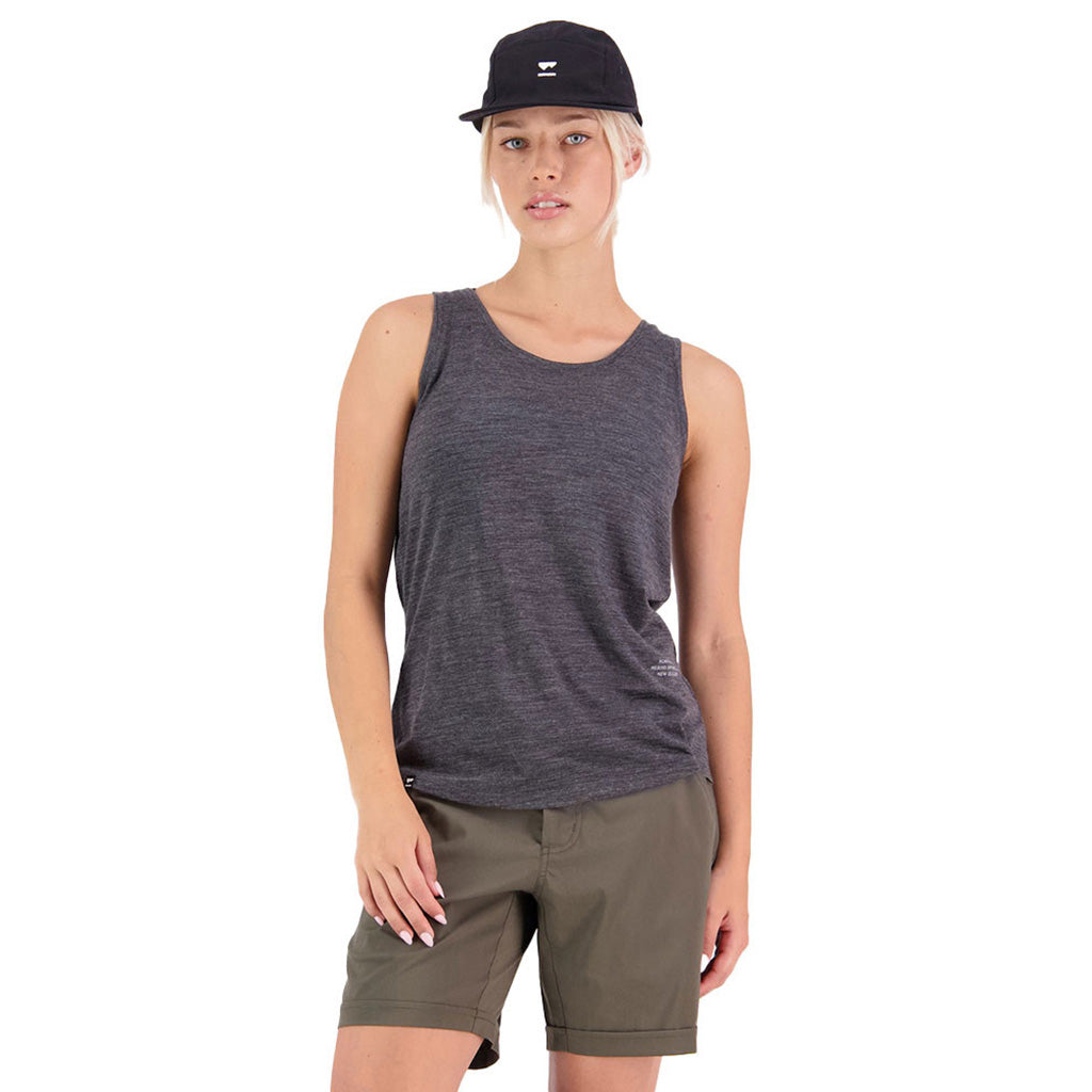 Zephyr Merino Cool Tank Smoke