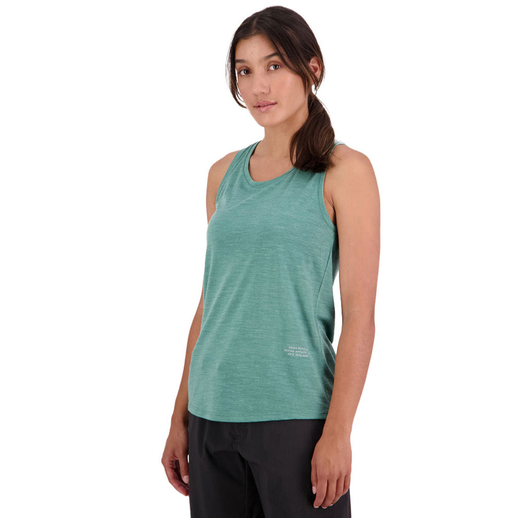 Zephyr Merino Cool Tank Smokey Green