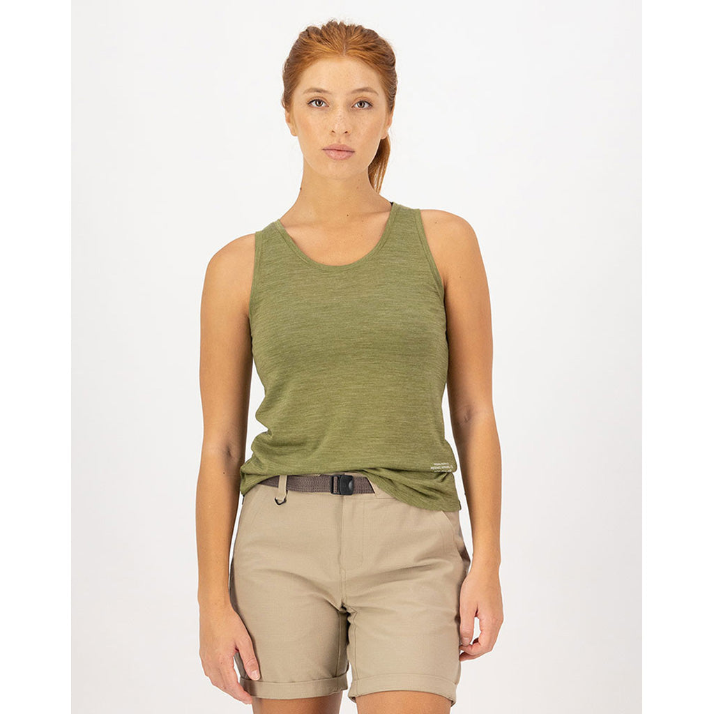 Womens Zephyr Merino Tencel™ Tank Fern