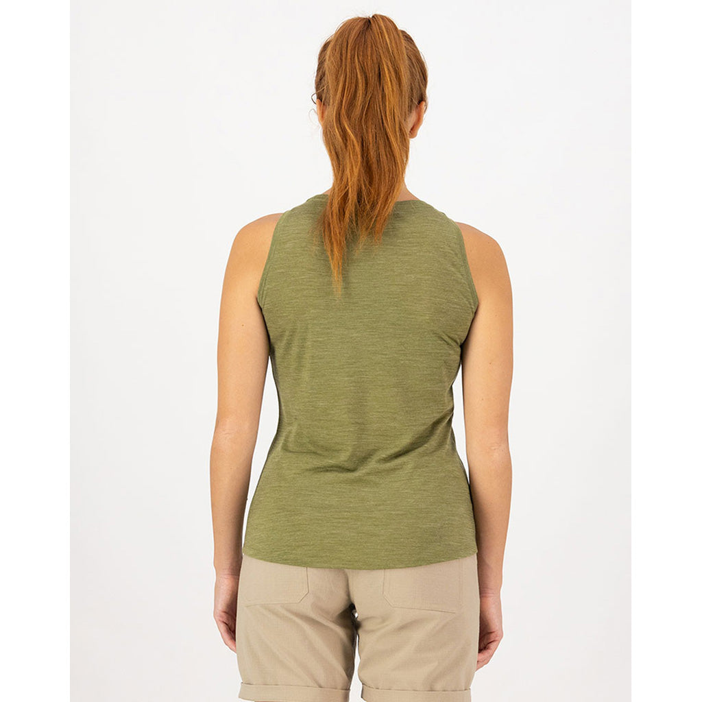 Womens Zephyr Merino Tencel™ Tank Fern