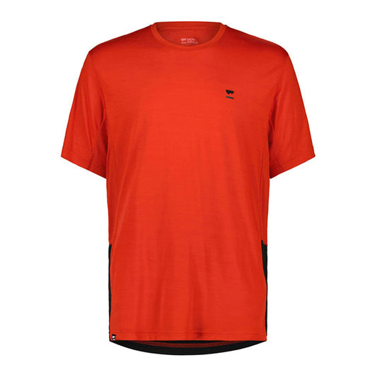 Tarn Merino Shift T-Shirt - Retro Red / Black