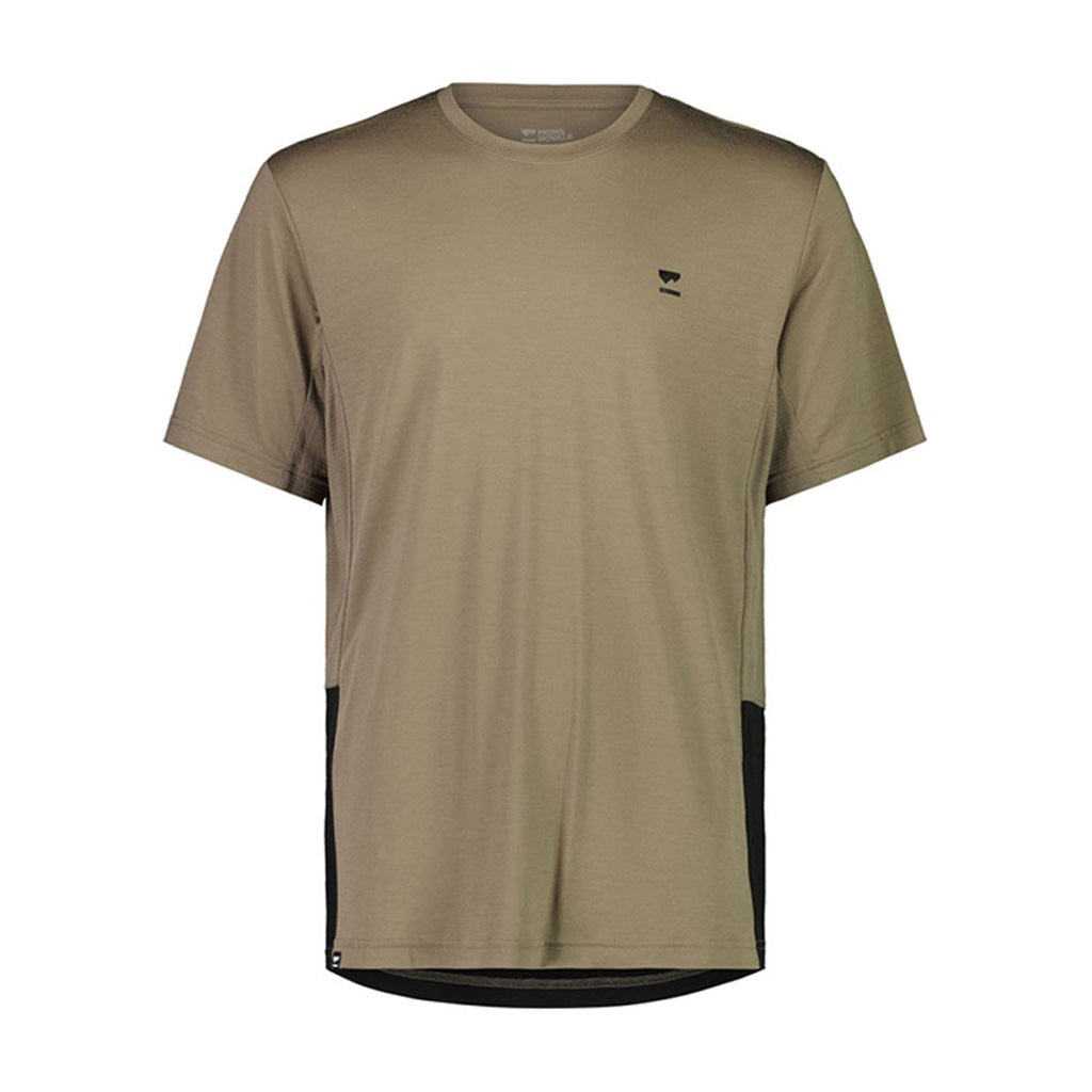 Tarn Merino Shift T-Shirt - Walnut / Black