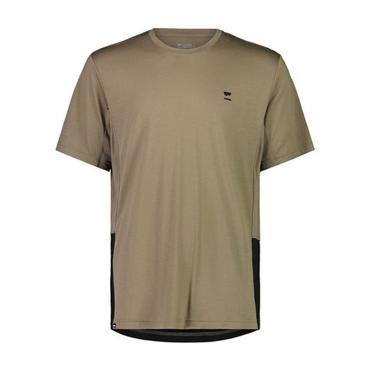 Tarn Merino Shift T-Shirt - Walnut / Black