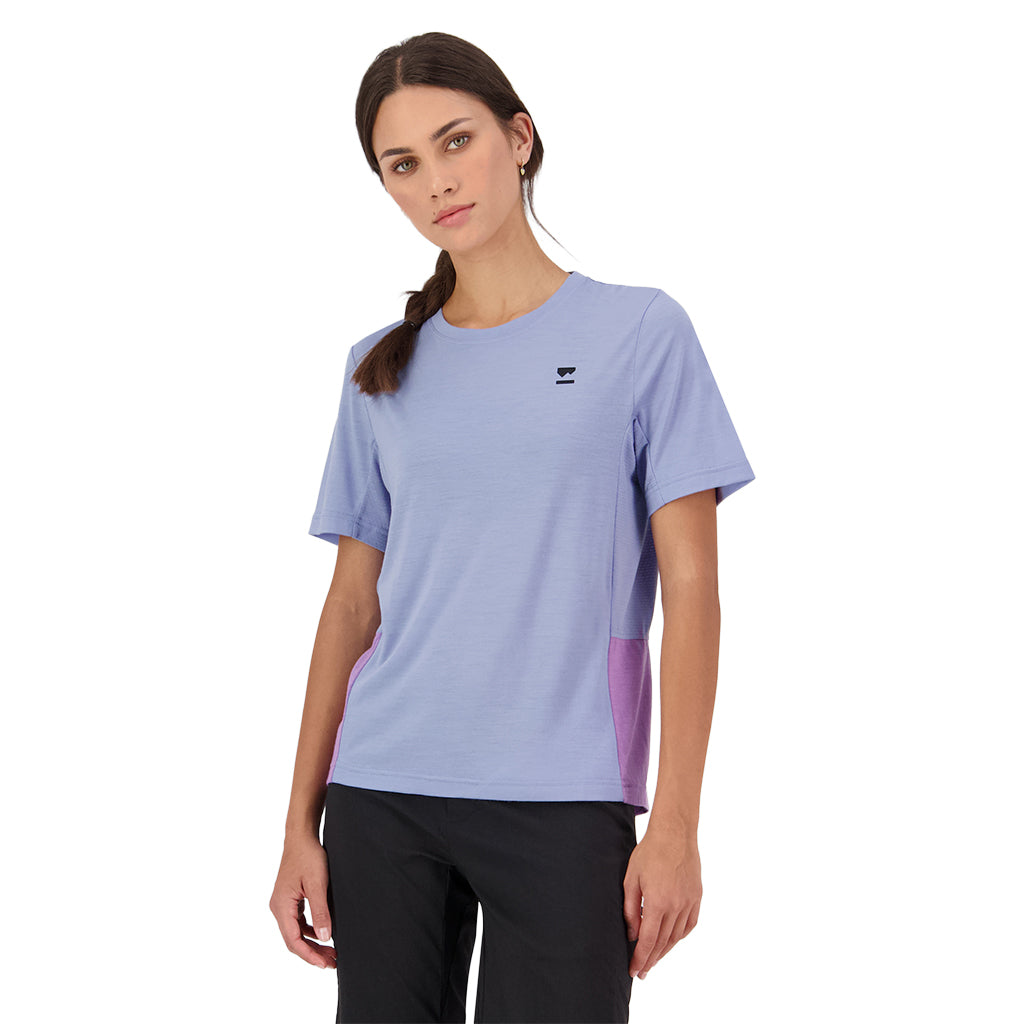 Tarn Merino T-Shirt - Skyline/Bloom