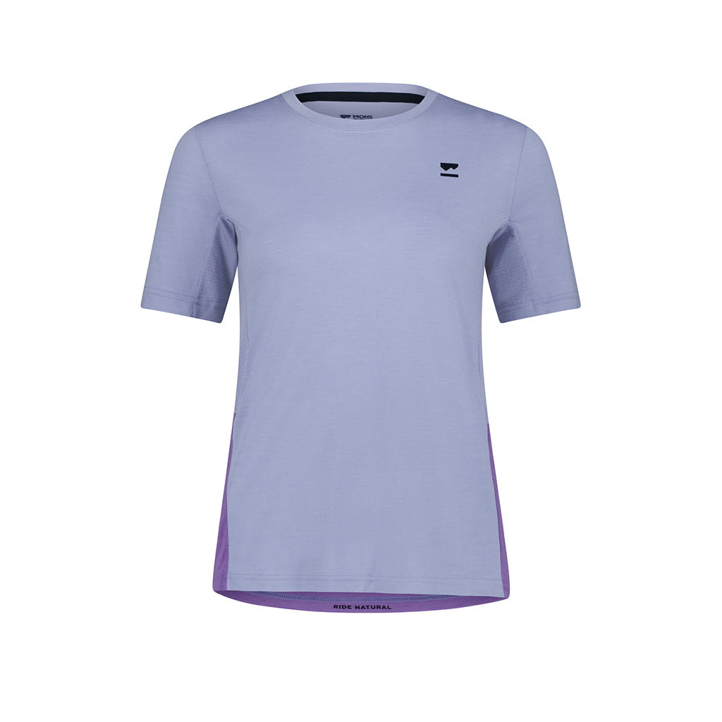 Tarn Merino T-Shirt - Skyline/Bloom