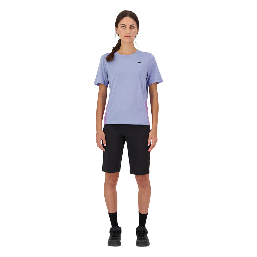 Tarn Merino T-Shirt - Skyline/Bloom