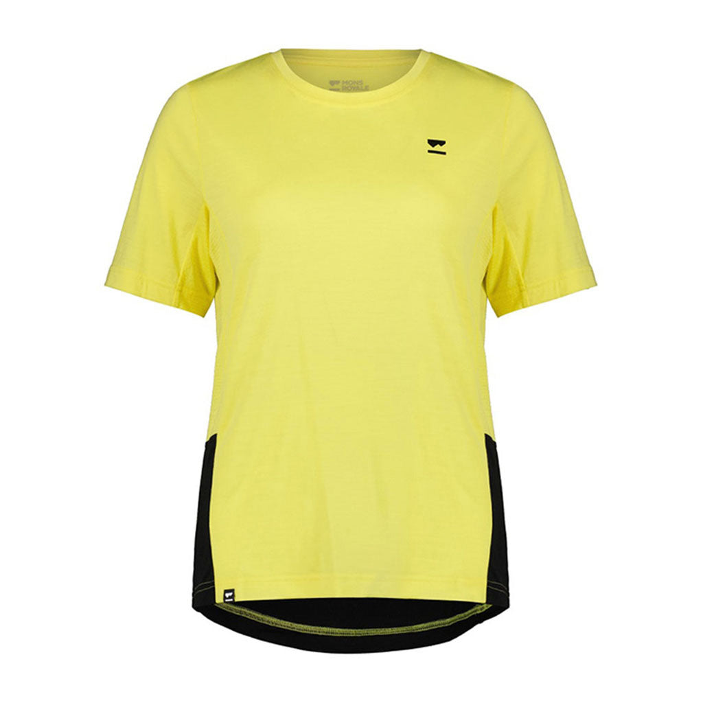 Tarn Merino Shift Tee - Black / Limelight