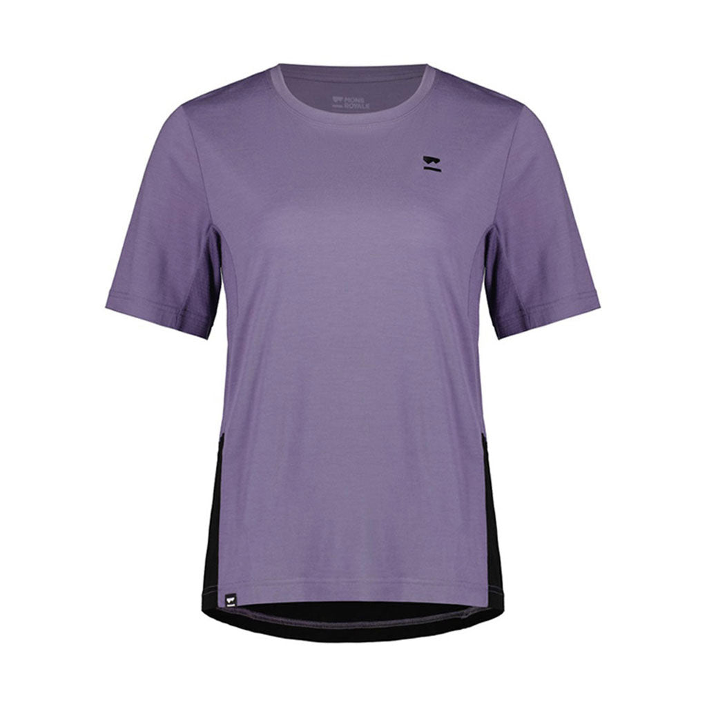 Tarn Merino Shift Tee - Thistle / Black