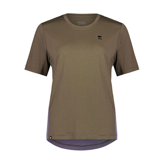 Tarn Merino Shift Tee - Walnut / Thistle