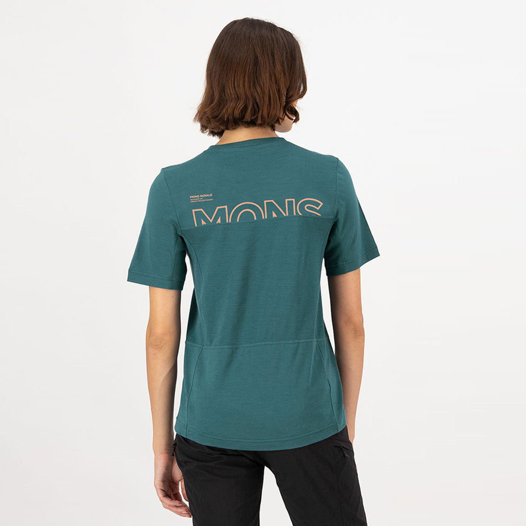Womens Tarn Merino T-Shirt Abyss