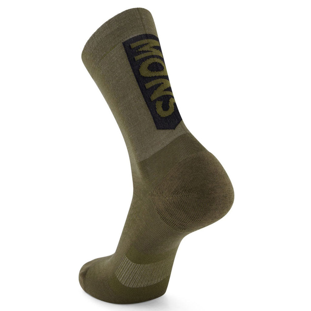 Atlas Merino Crew Sock Dark Olive