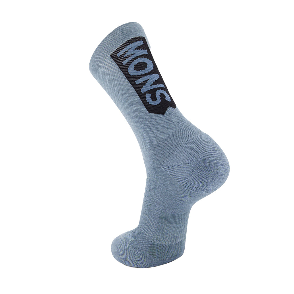 Atlas Merino Crew Sock - Goblin Blue