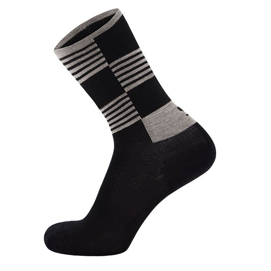 Atlas Crew Sock - Black Check