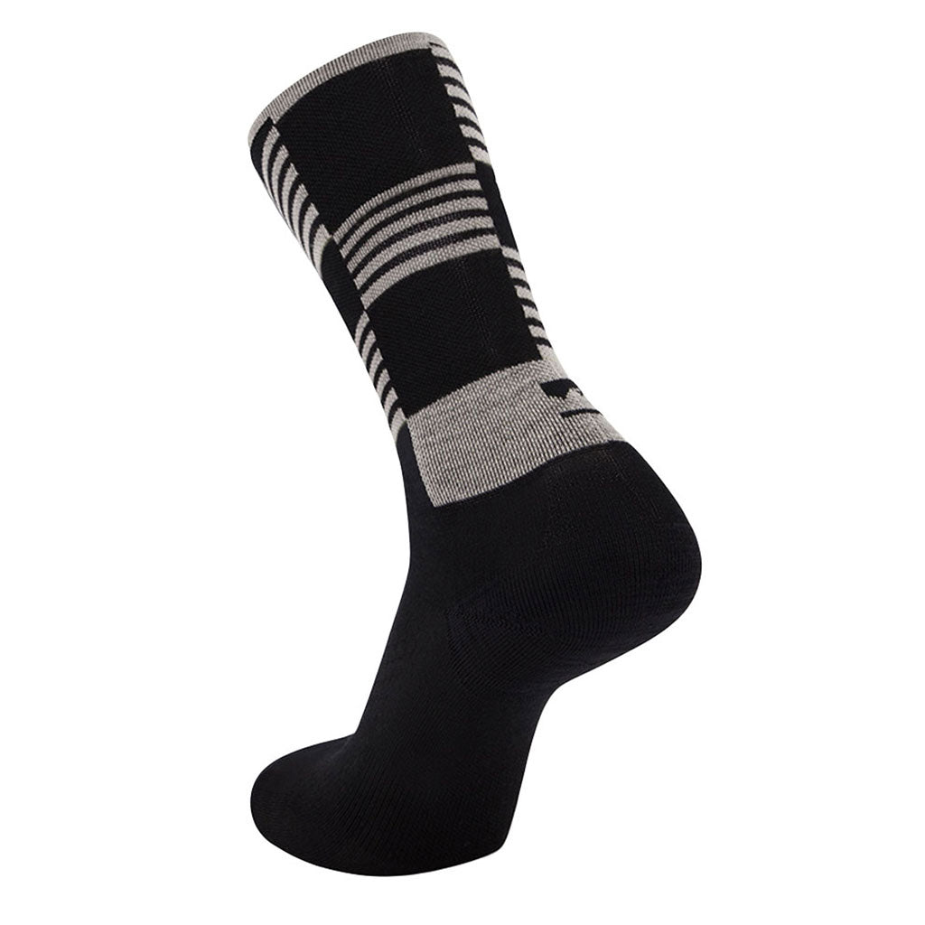 Atlas Crew Sock - Black Check