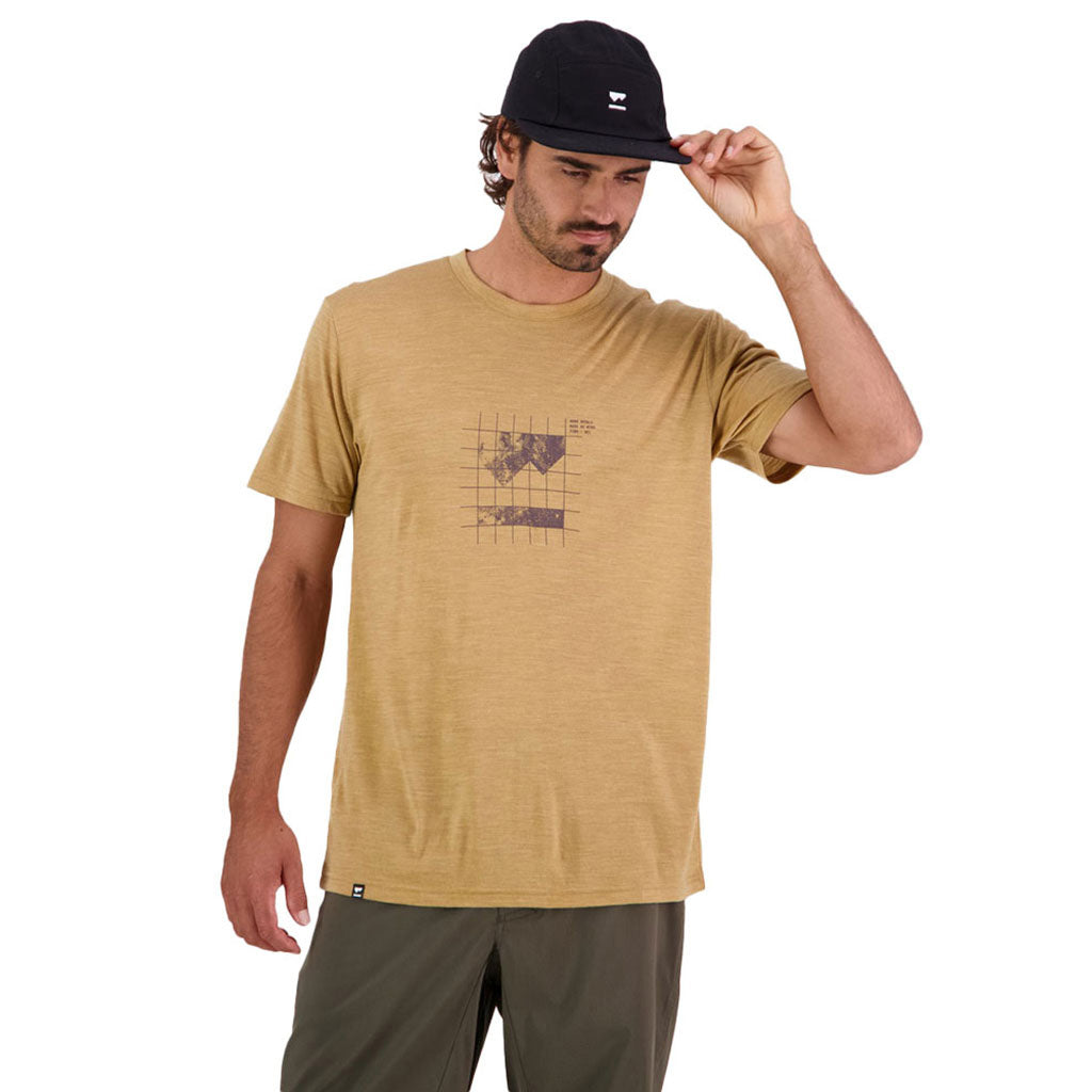 Zephyr Merino Cool T-Shirt Smokey Cumin