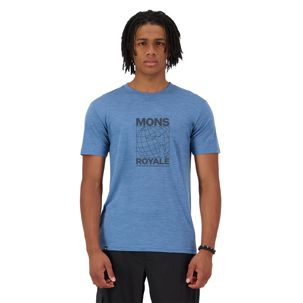 Zephyr Merino Tencel™ T-Shirt - Steel Blue